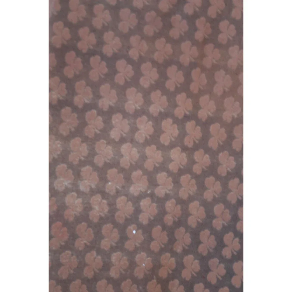 Antique Wool Camp Blanket: Double-Sided Shamrock Jacquard Weave Eleanor Stokes
